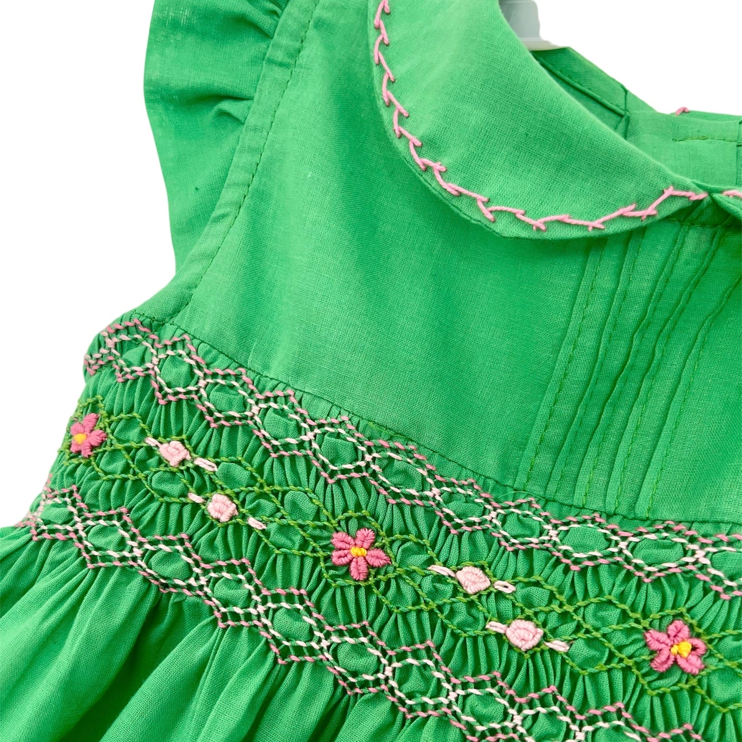 Vestido verde manzana