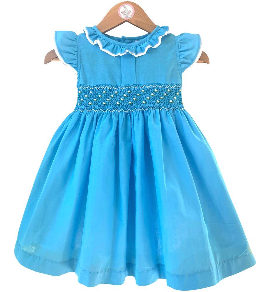 Vestido voile turquesa