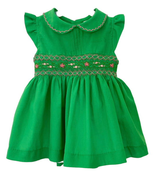 Vestido verde manzana